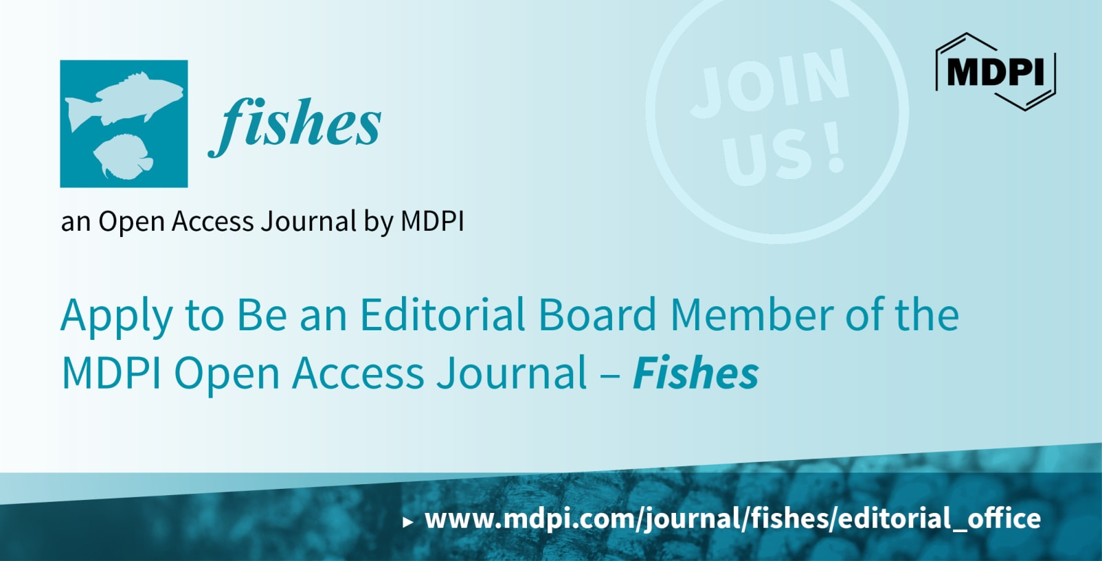 Fishes | Recruiting Editorial Board Members for New Sections