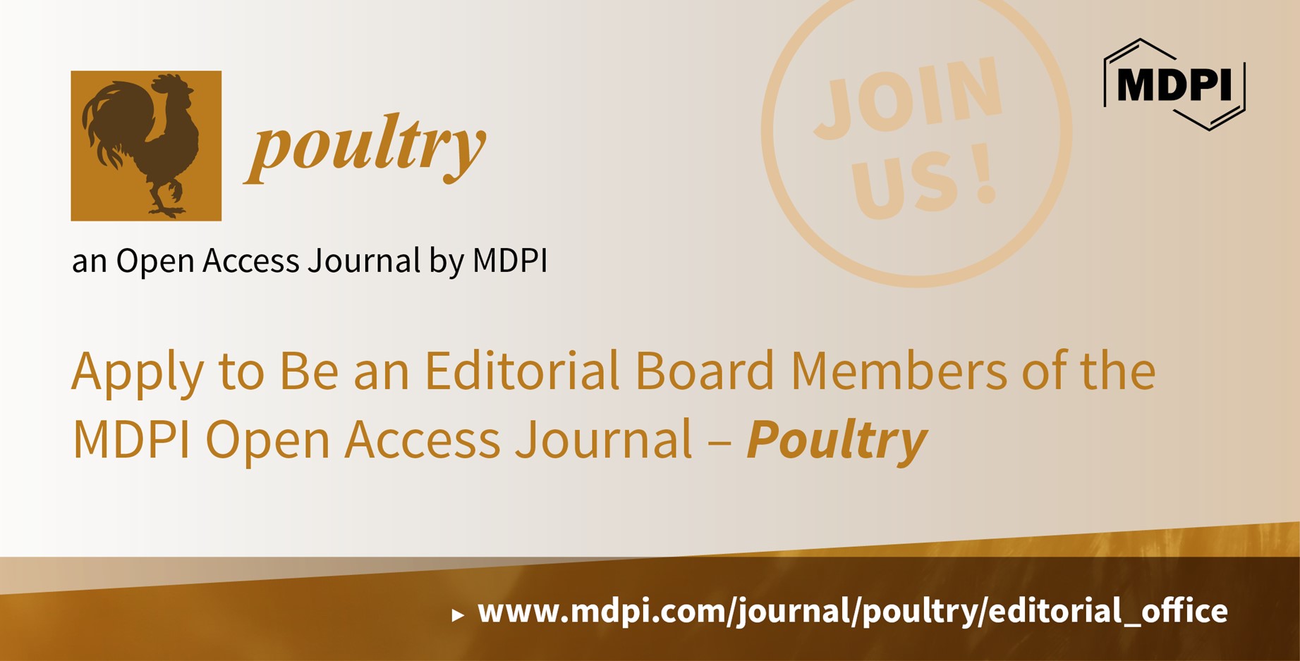 Recruiting Editorial Board Members for Poultry
