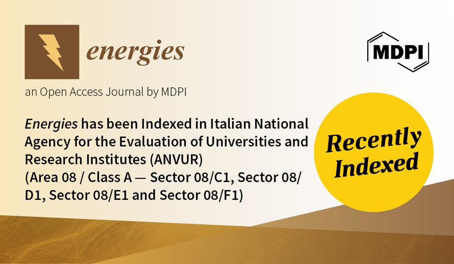 Energies Accepted for Coverage in ANVUR