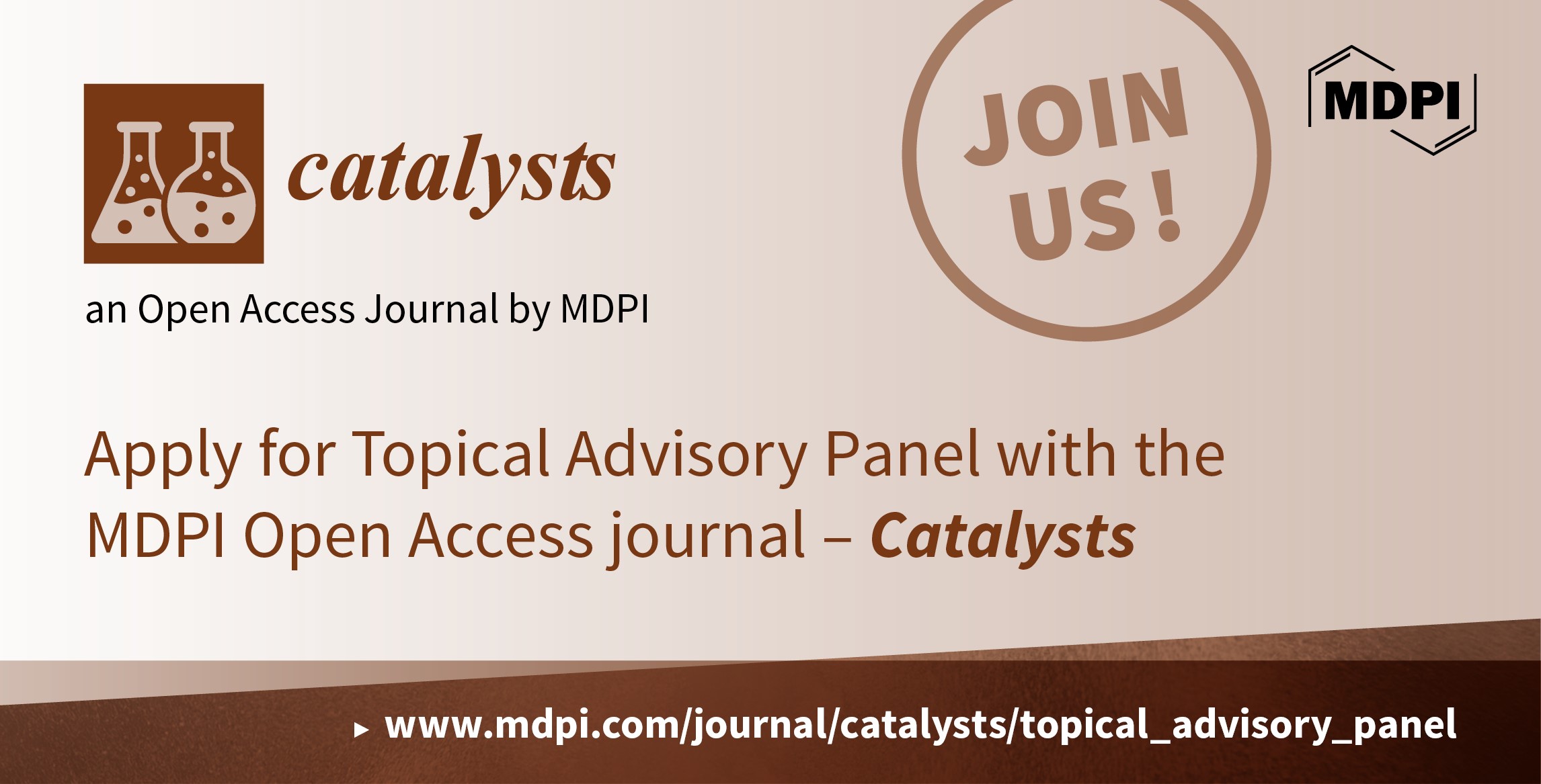 Recruiting Topical Advisory Panel Members for Catalysts