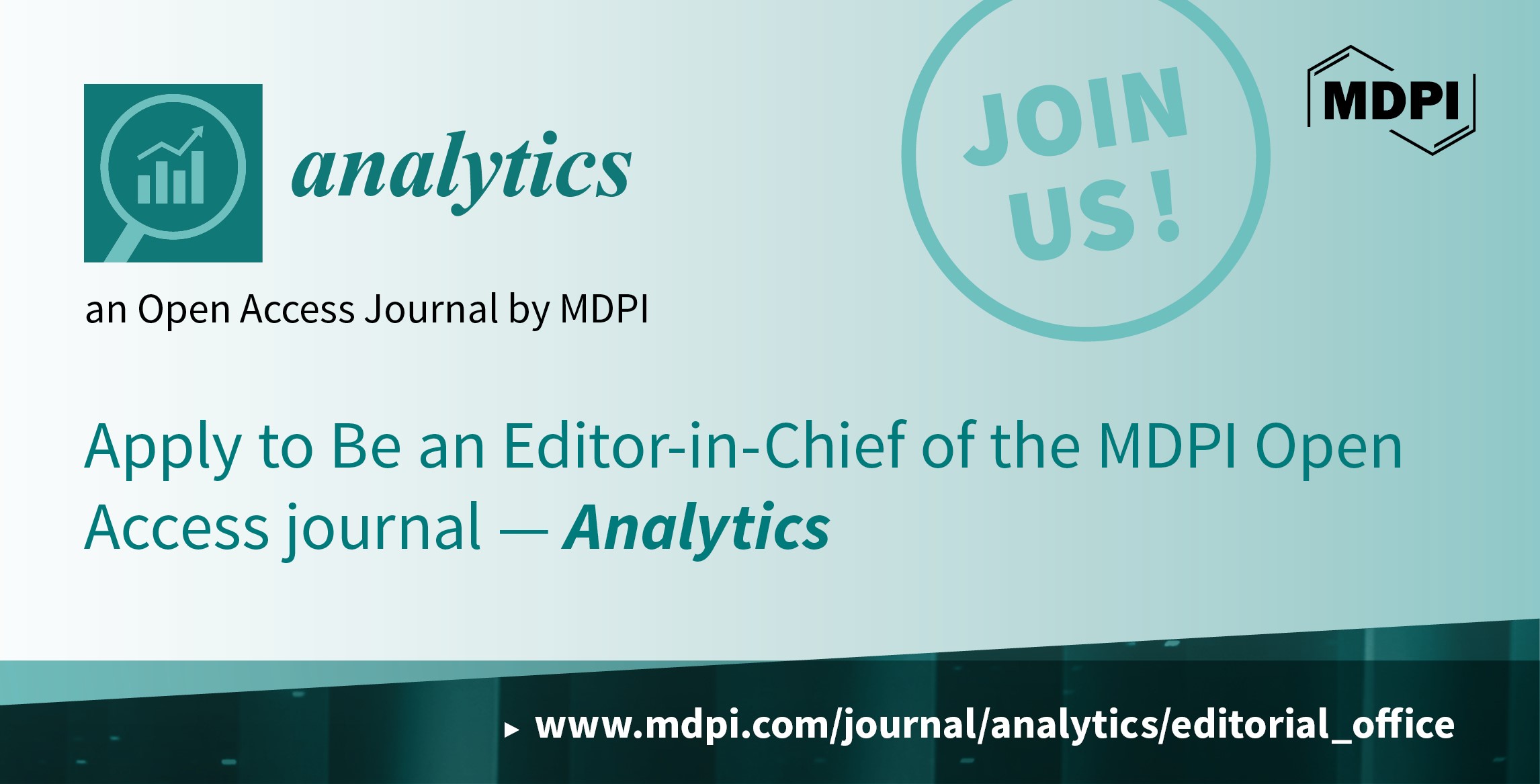 Recruiting Founding Editor-in-Chief for the New Journal Analytics