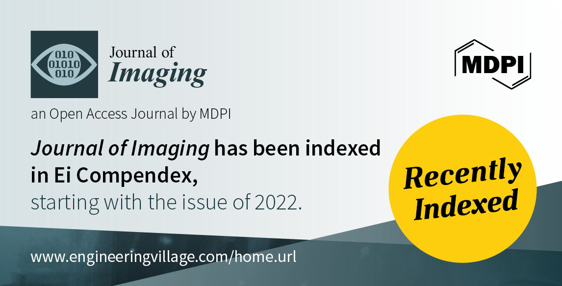 Journal of Imaging Accepted into Ei Compendex