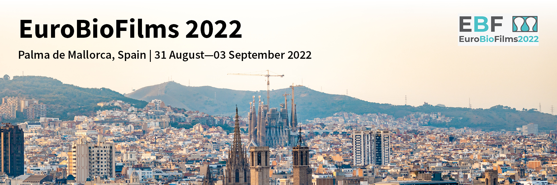 Meet Us at EuroBioFilms 2022, 31 August–3 September 2022, Palma de Mallorca, Spain