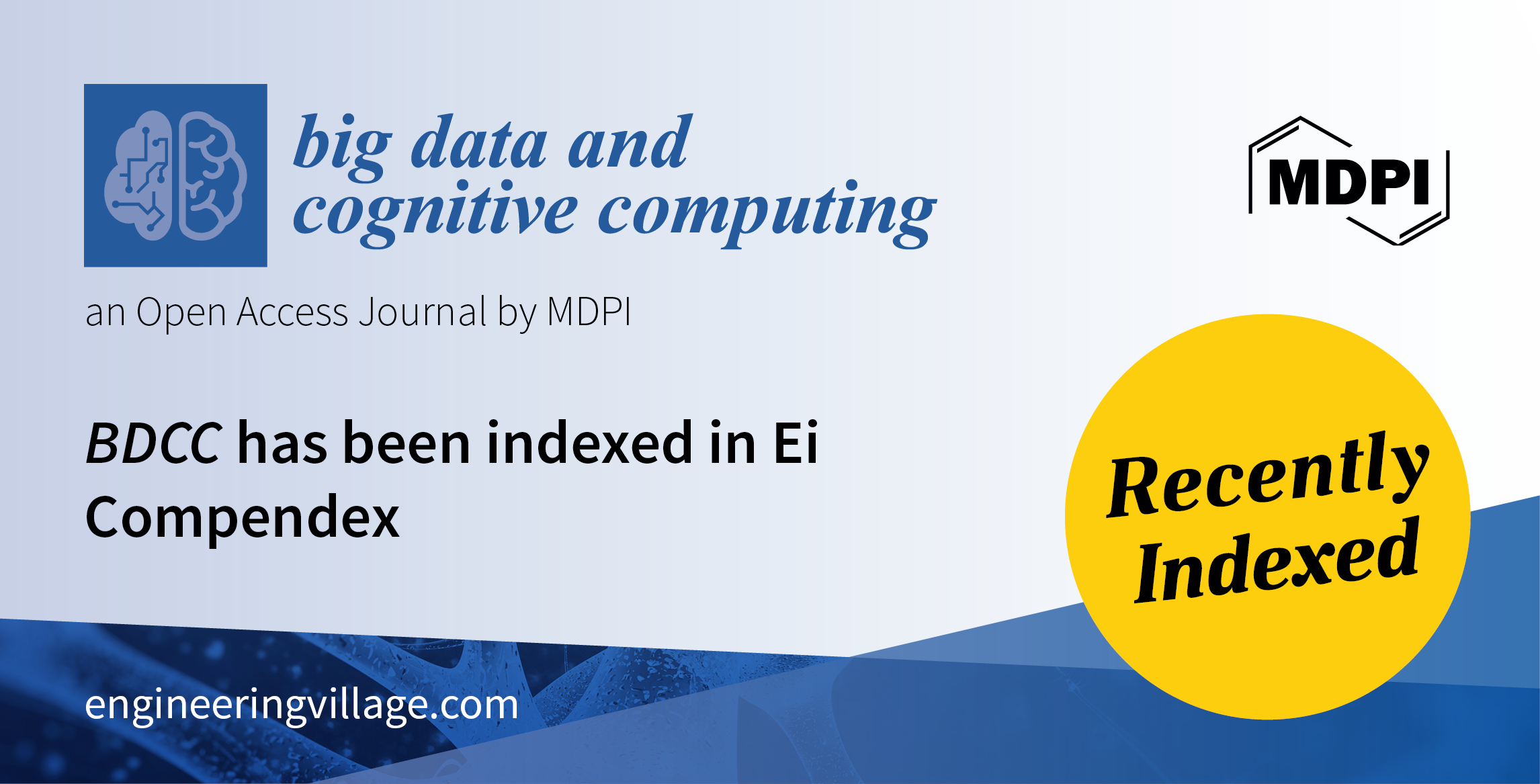 Big Data and Cognitive Computing Accepted into Ei Compendex