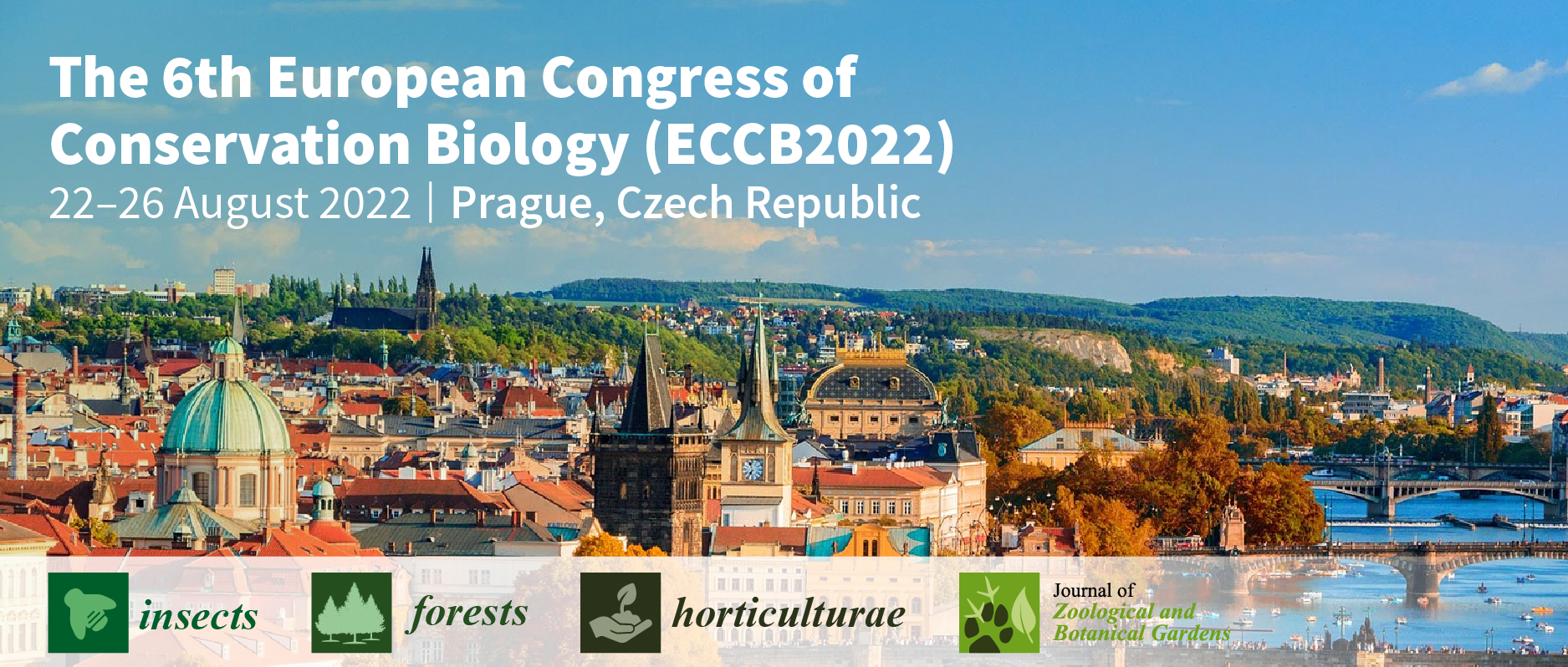 Meet Us at the 6th European Congress of Conservation Biology (ECCB2022), 22–26 August 2022, Prague, Czech Republic