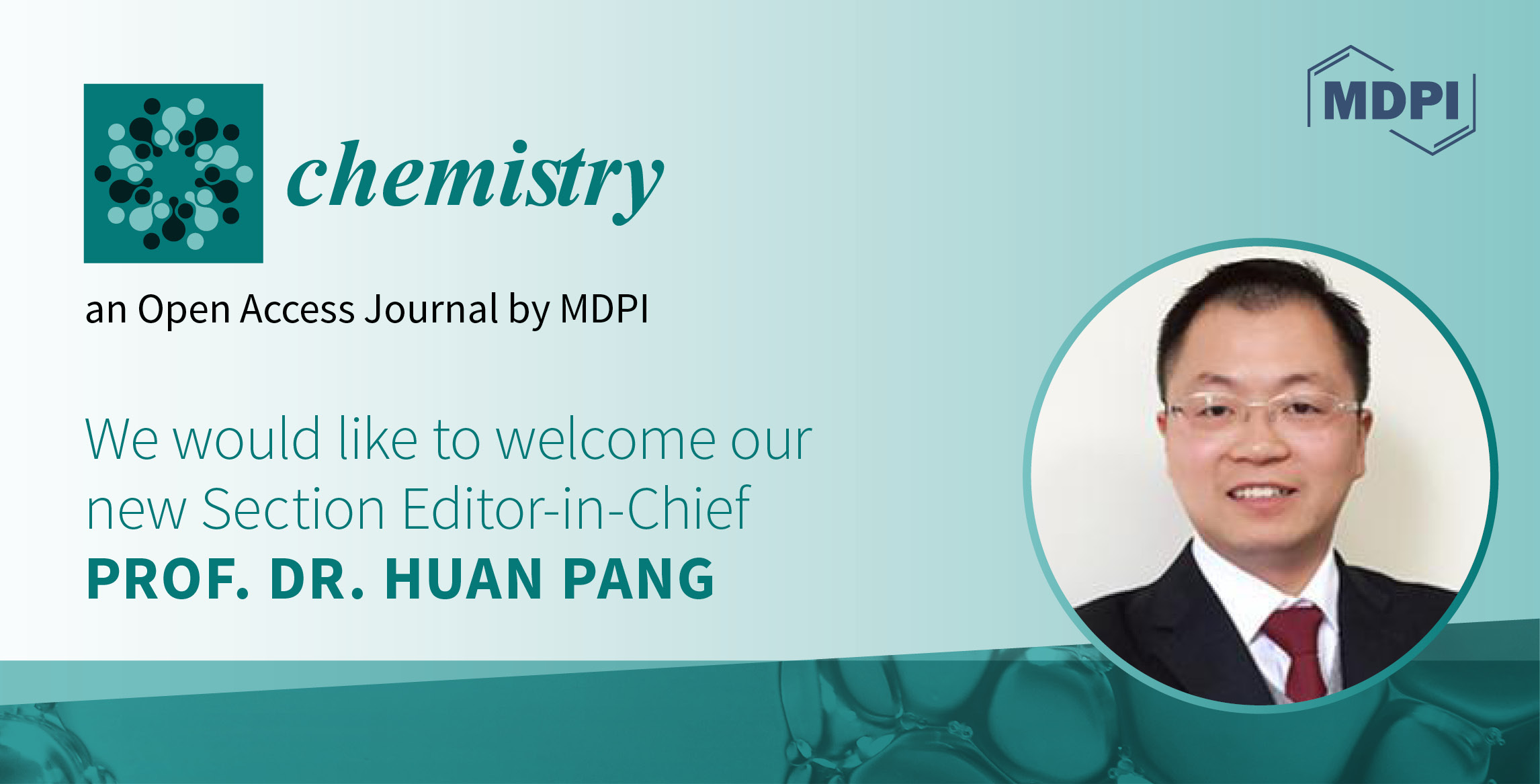 Meet the Editors | Interview with Prof. Dr. Huan Pang&mdash;Section Editor-in-Chief of the New Section &ldquo;Nanoscale Science&rdquo; in <em>Chemistry</em>