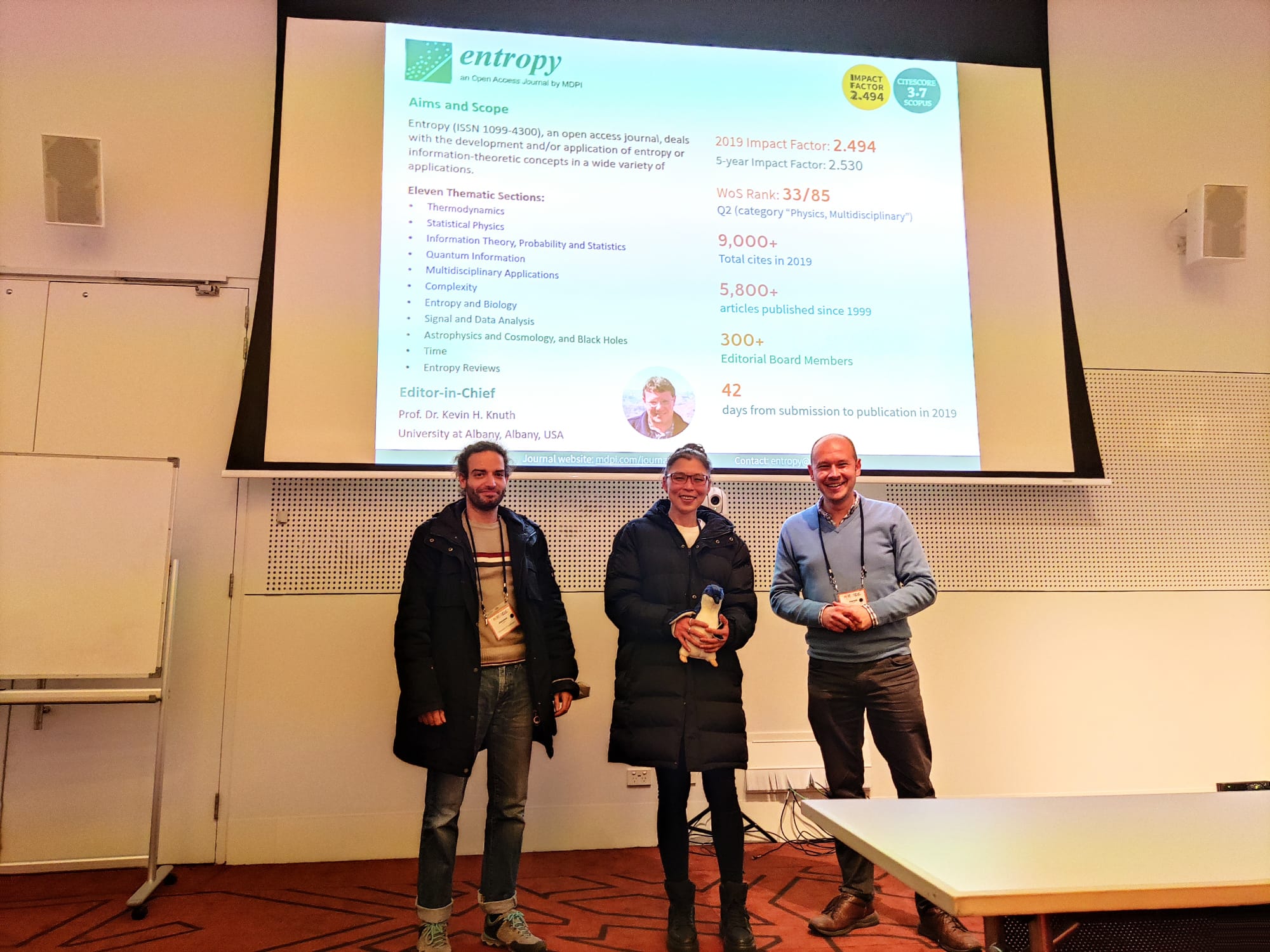 <em>Entropy</em> | Best ECR Presentation Award for CNS*2022 Workshop on Methods of Information Theory in Computational Neuroscience—Winner Announced