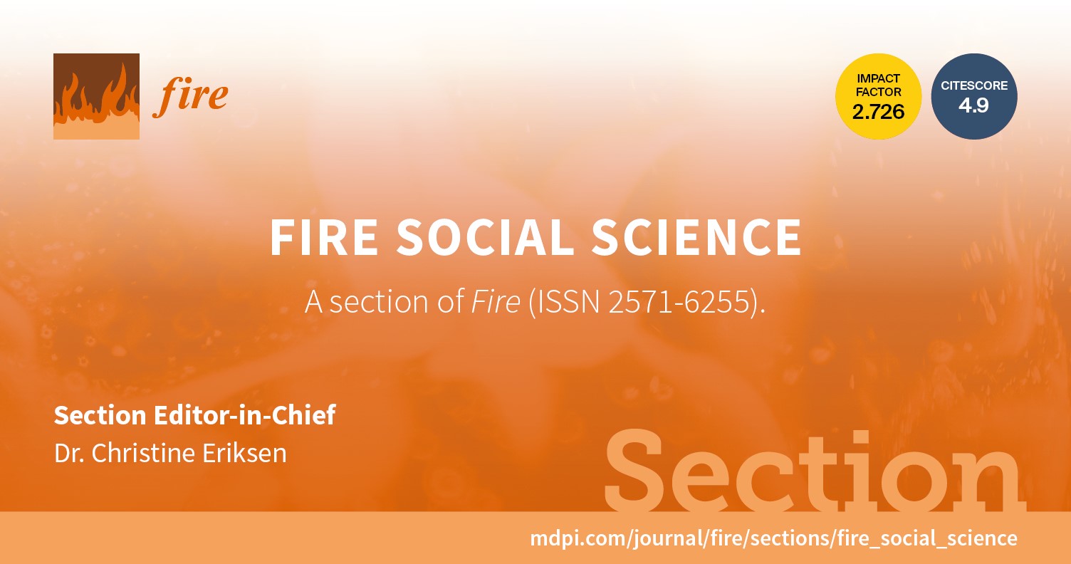 Fire | New Section “Fire Social Science” Established
