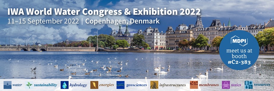 Meet Us at the IWA World Water Congress & Exhibition 2022, 11–15 September 2022, Copenhagen, Denmark