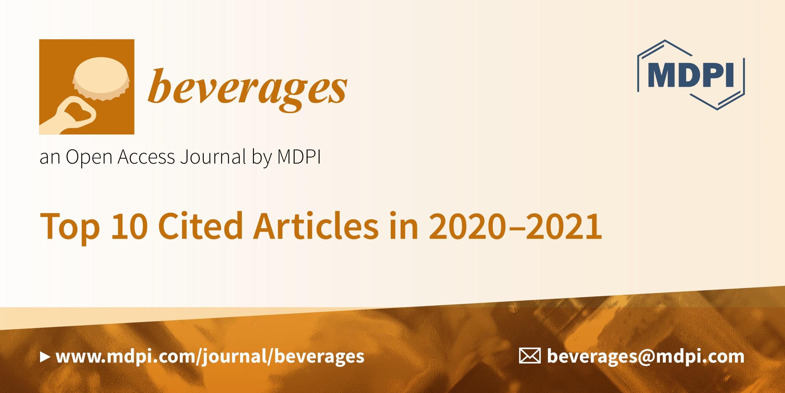 Beverages | Top 10 Cited Articles in 2020–2021
