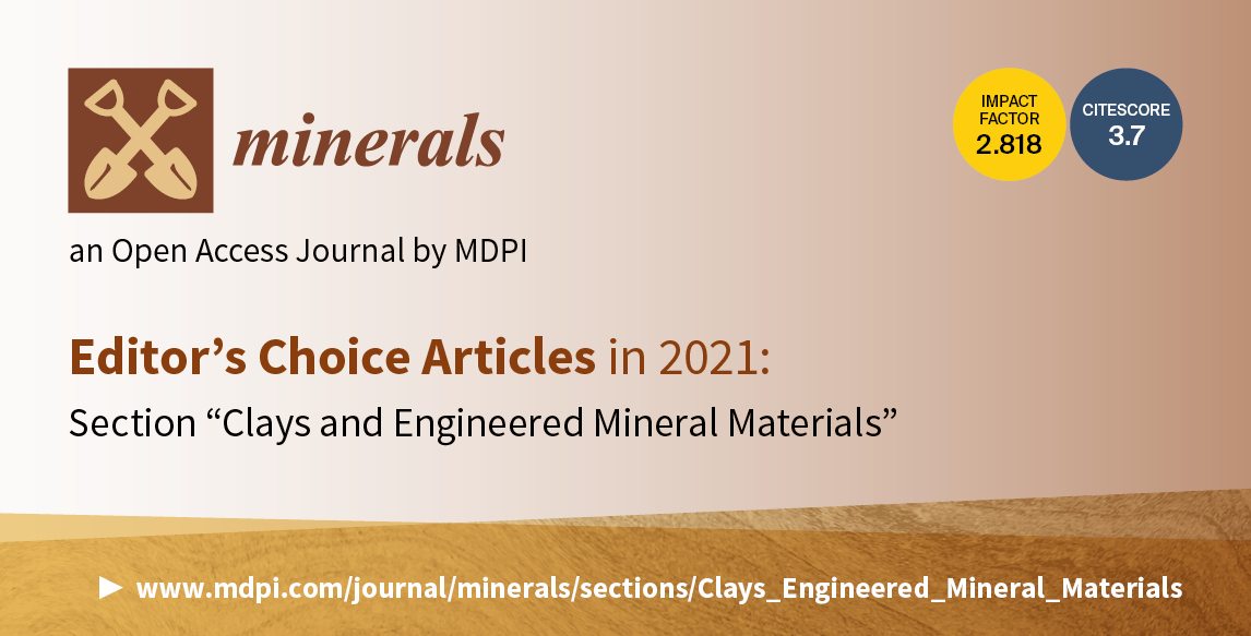 Minerals | Editor’s Choice Articles in 2021 in the Section “Clays and Engineered Mineral Materials”