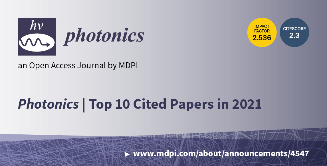 Photonics | Top 10 Cited Papers in 2021