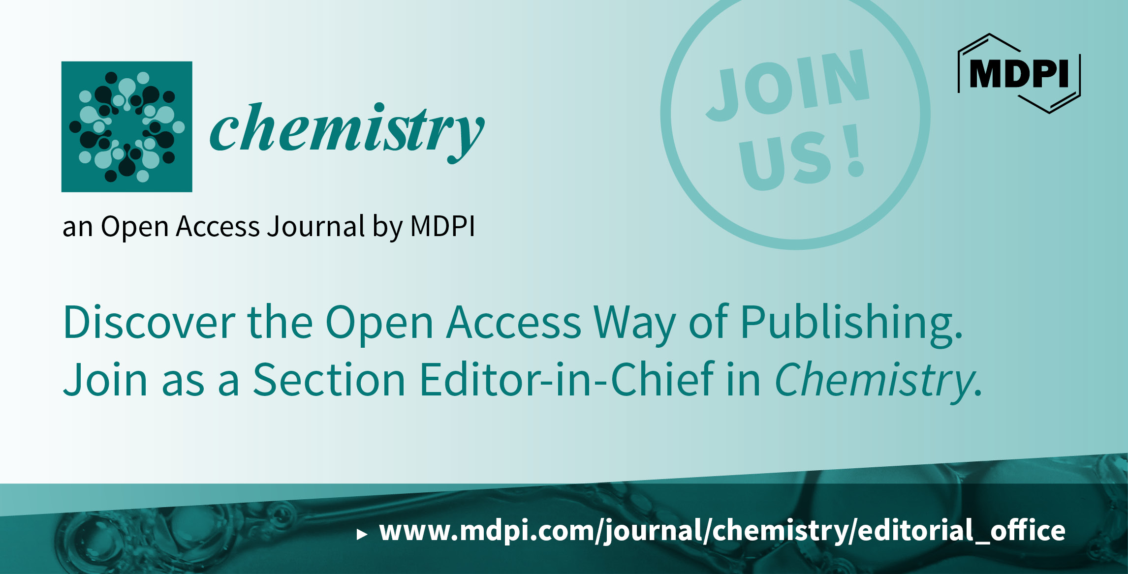 Recruiting Section Editors-in-Chief for Chemistry