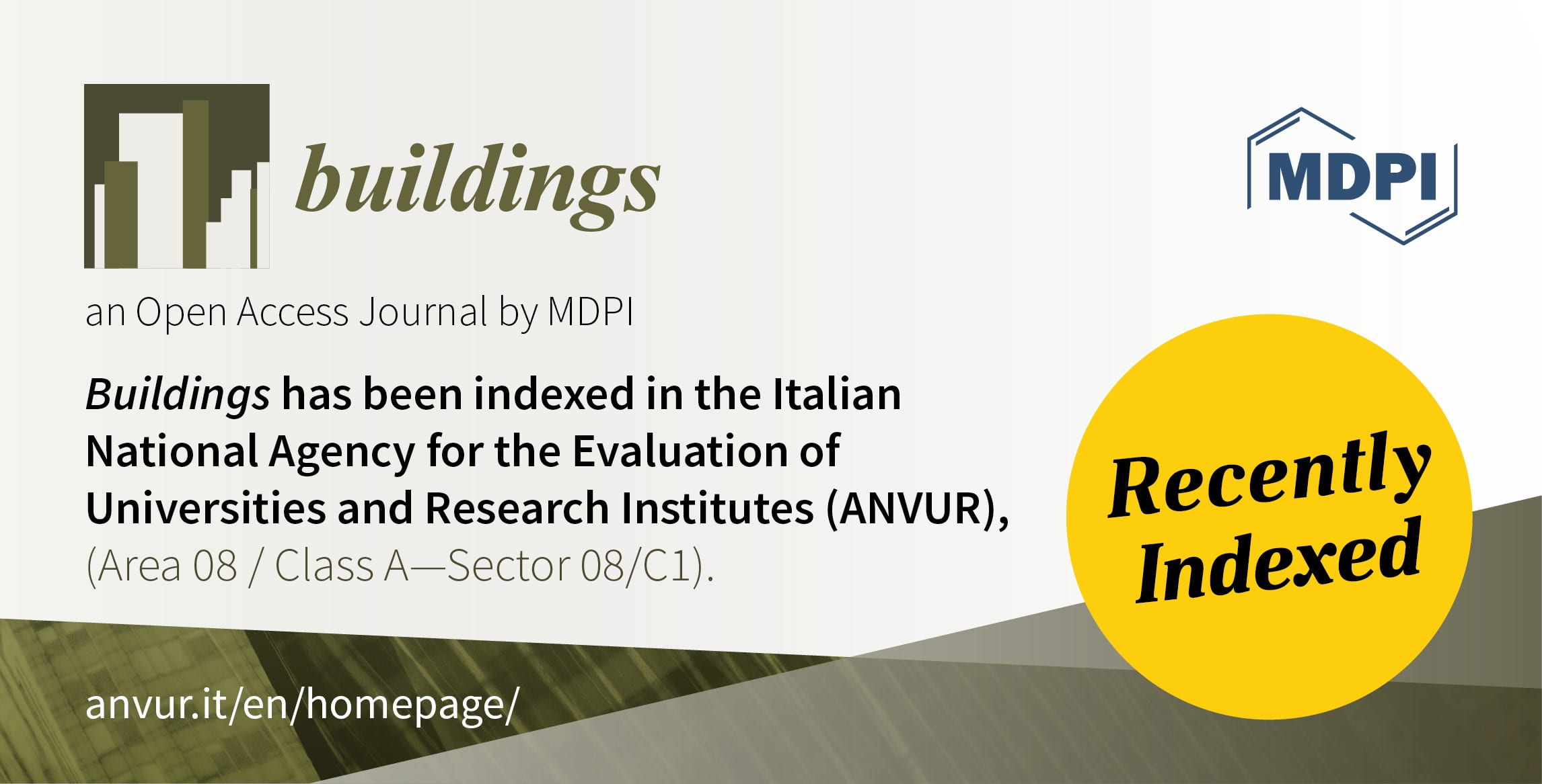 Buildings Accepted for Coverage in ANVUR