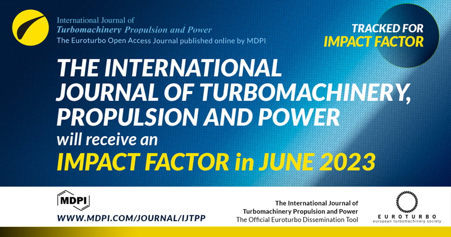 International Journal of Turbomachinery, Propulsion and Power (IJTPP) Will Receive Its First Impact Factor in 2023