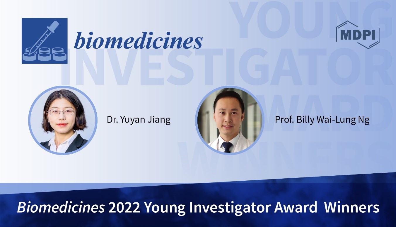 Biomedicines 2022 Young Investigator Award—Winners Announced