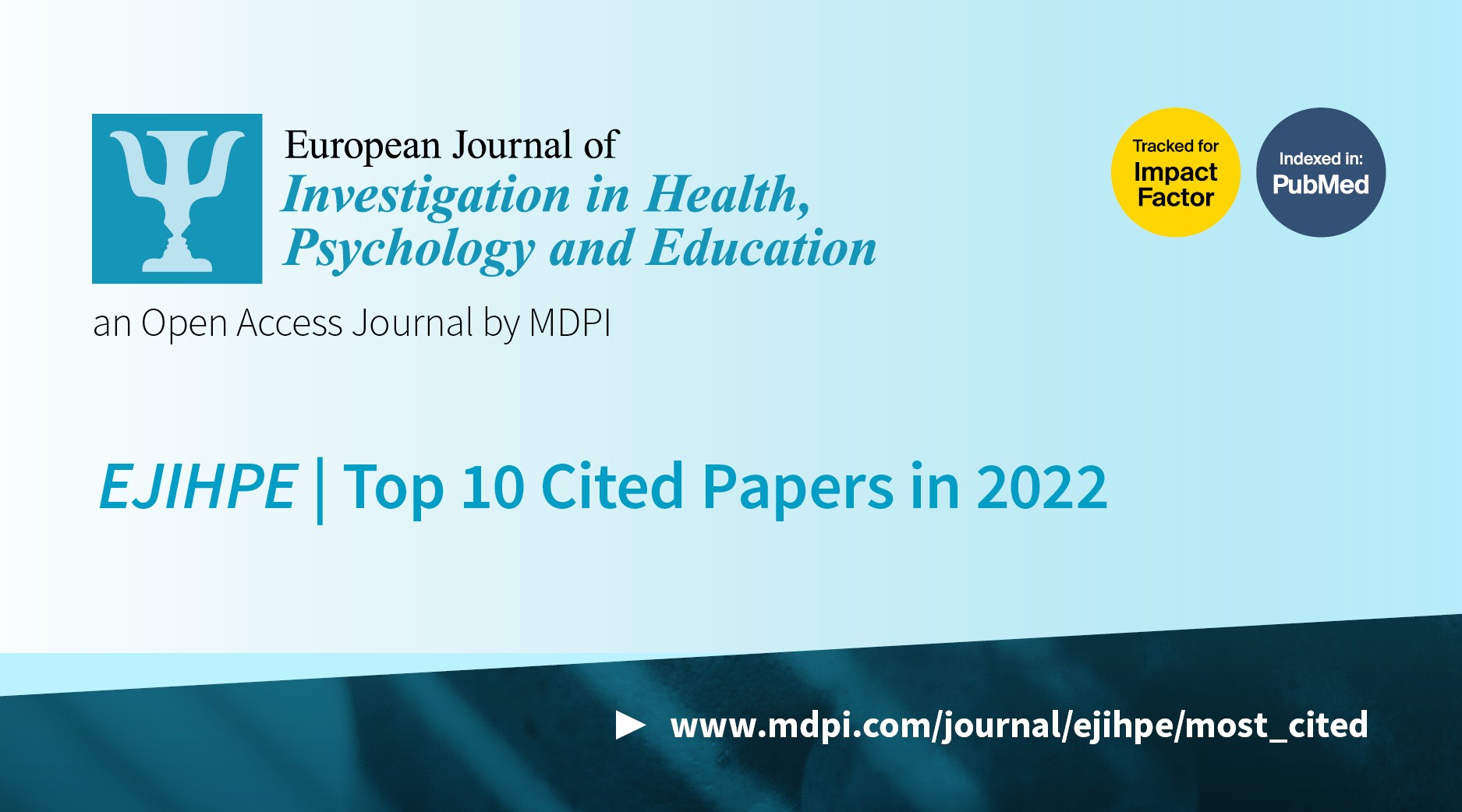 European Journal of Investigation in Health, Psychology and Education | Top 10 Cited Papers in 2022
