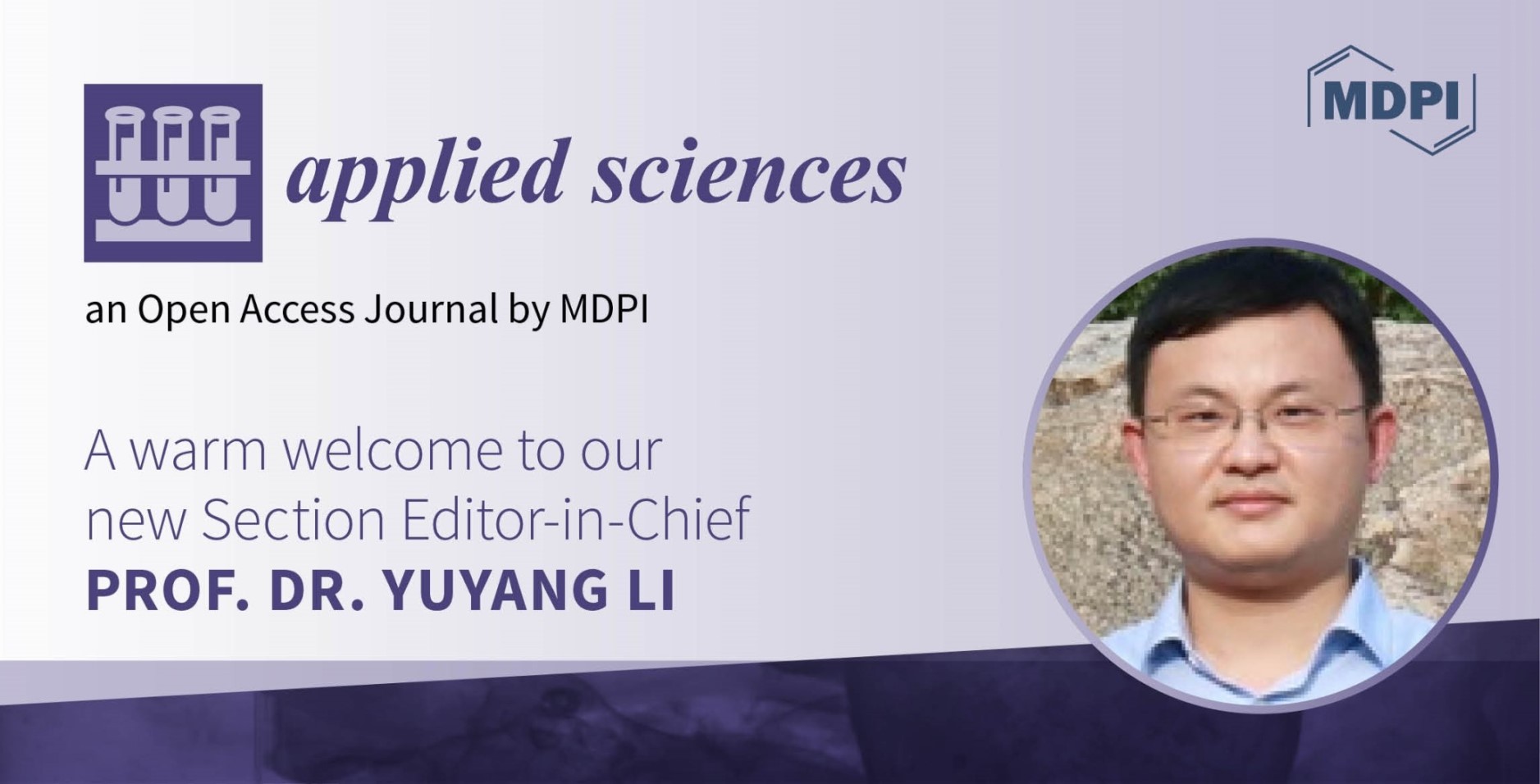 Prof. Dr. Yuyang Li Appointed Section Editor-in-Chief of Section “Applied Thermal Engineering” in Applied Sciences