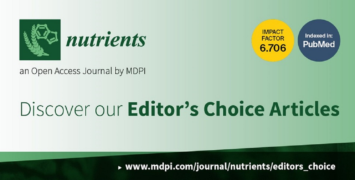 Nutrients | Editor’s Choice Articles in 2020–2021