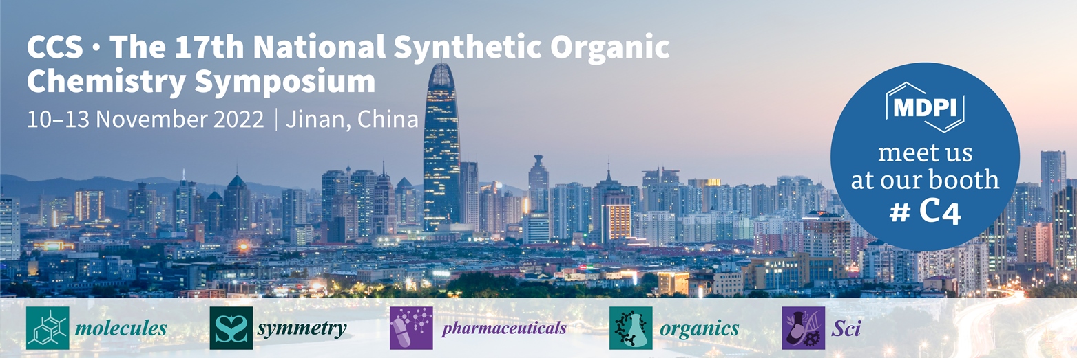 Meet Us at the 17th National Synthetic Organic Chemistry Symposium, 10–13 November 2022, Jinan, China