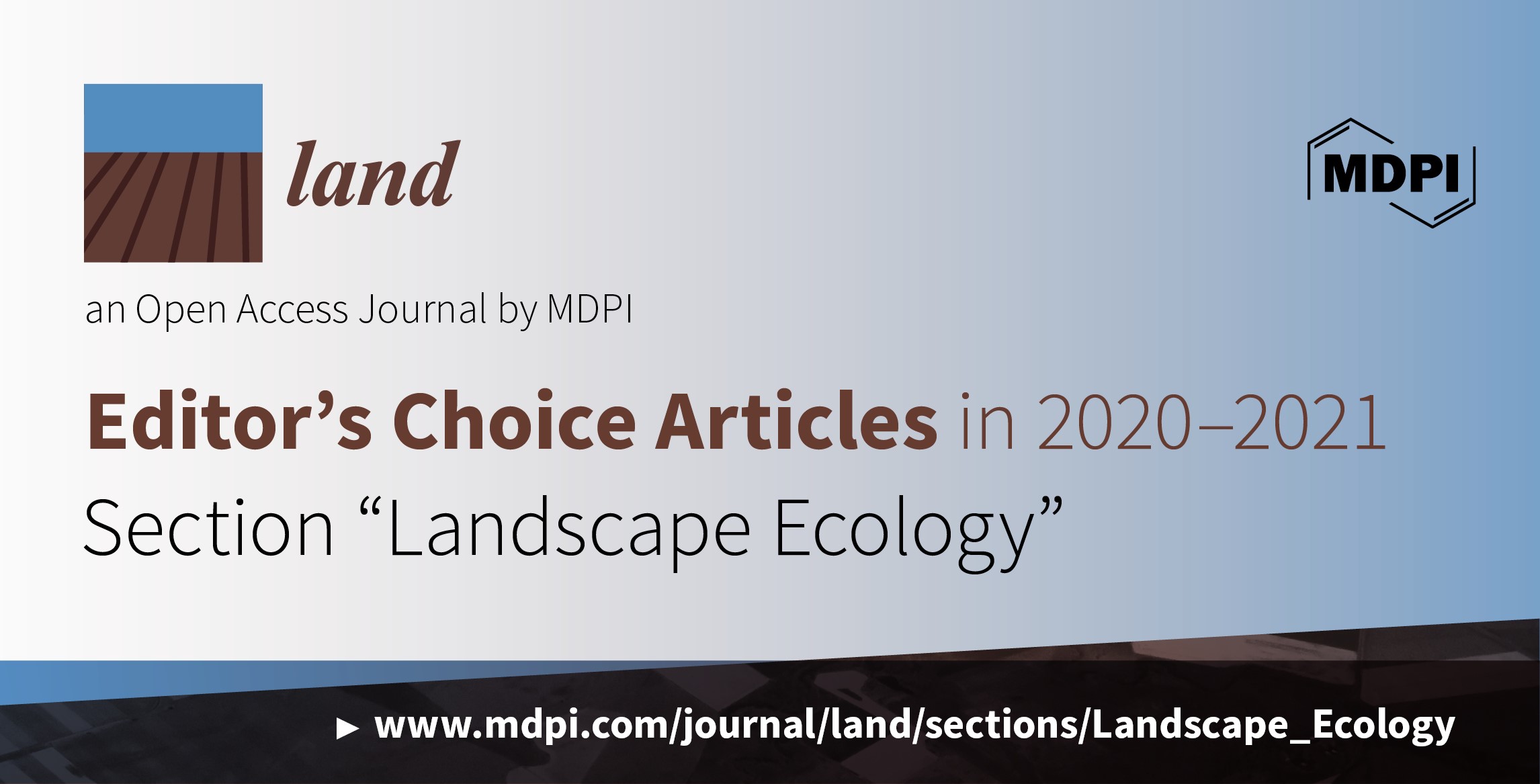Land | Editor’s Choice Articles in 2020–2021 in the Section “Landscape Ecology”
