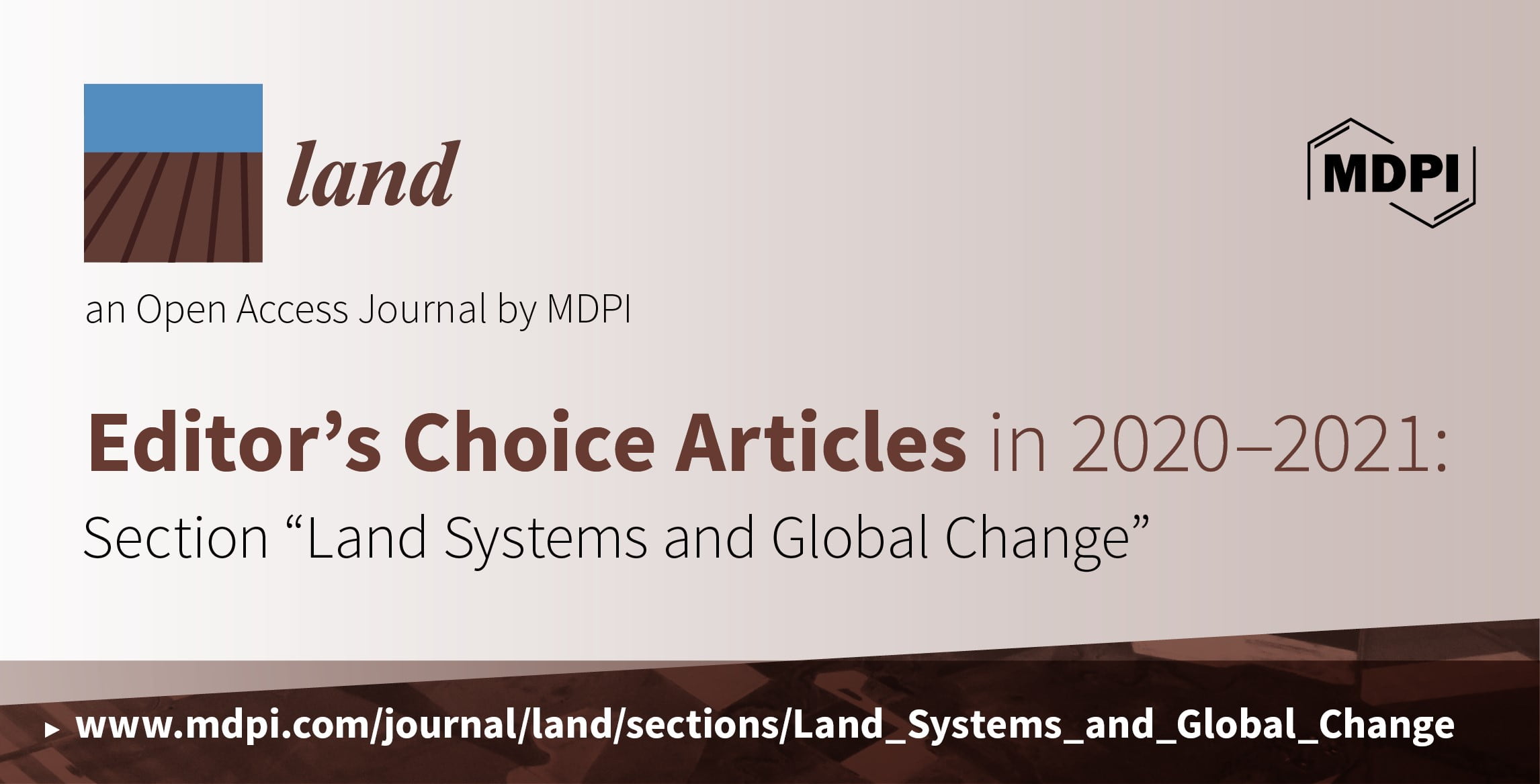 Land | Editor’s Choice Articles in 2020–2021 in the Section “Land Systems and Global Change”