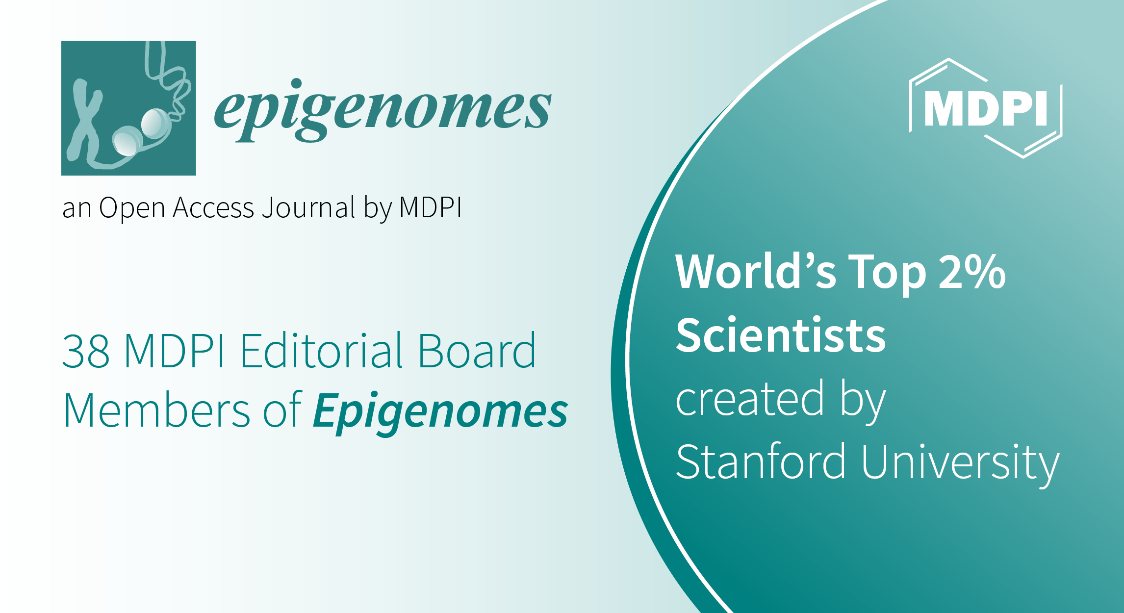 Editorial Board Members from Epigenomes Featured in Stanford’s List of the World’s Top 2% Scientists