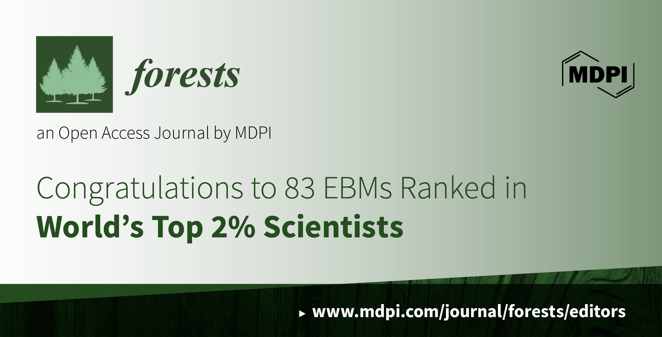 Editorial Board Members from Forests Featured among the World’s Top 2% Scientists in 2022