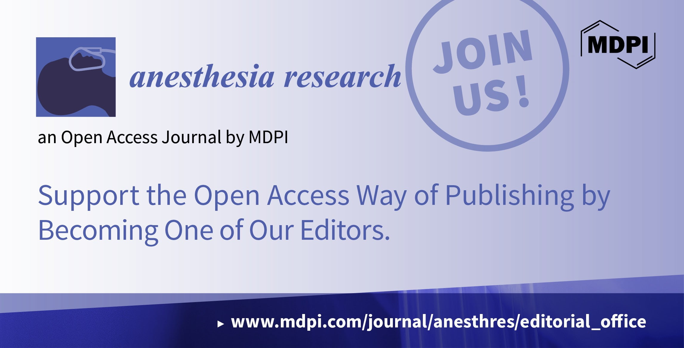 Recruiting Editors for Anesthesia Research