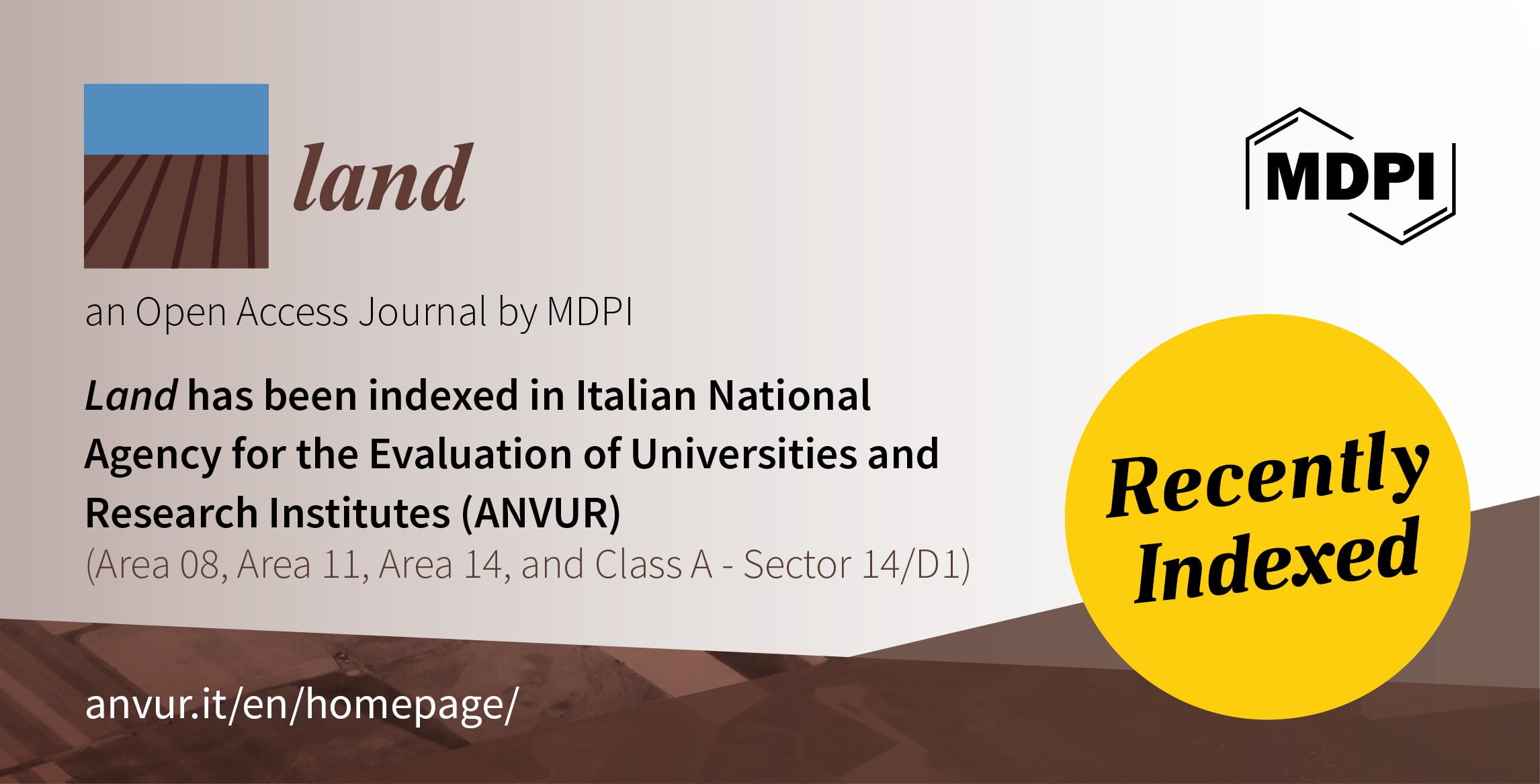 Land Accepted for Coverage in ANVUR