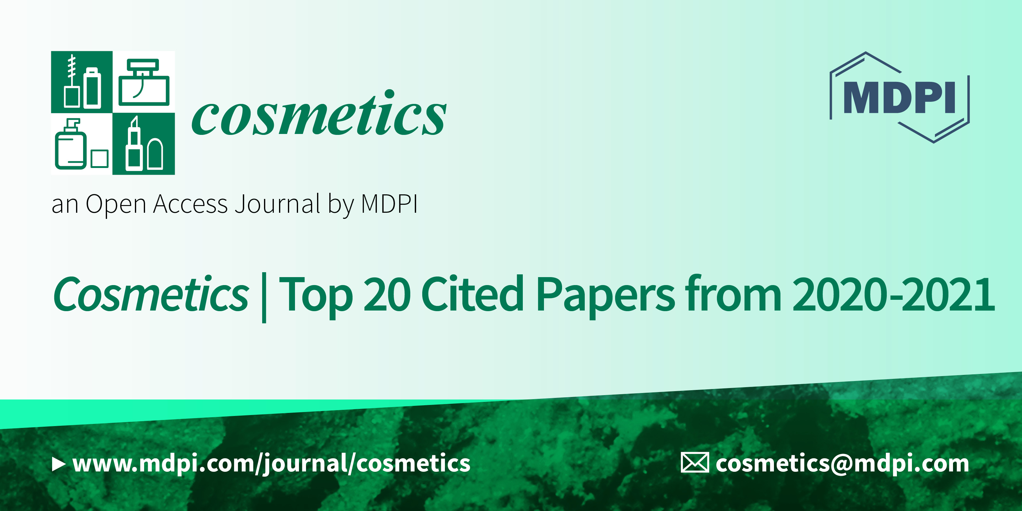 Cosmetics | Top 20 Cited Papers from 2020–2021