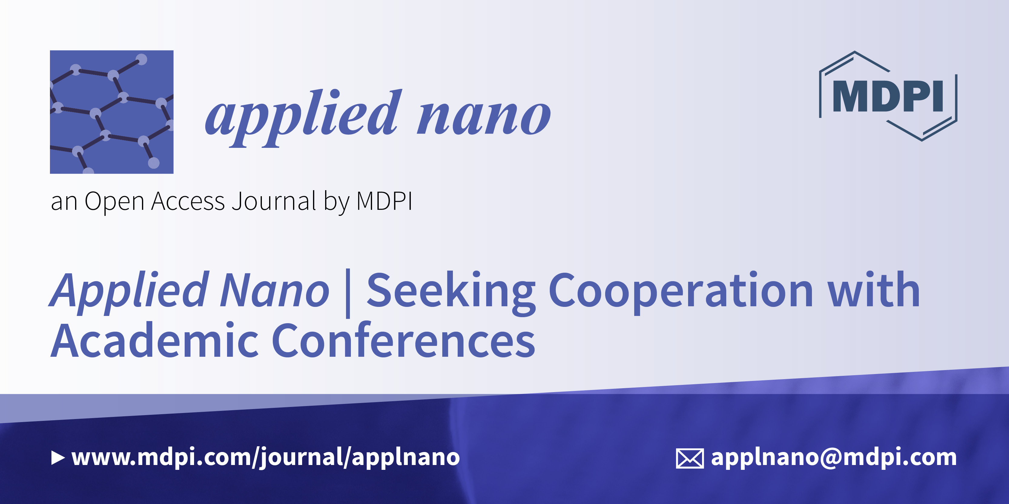 Applied Nano | Seeking Cooperation with Academic Conferences