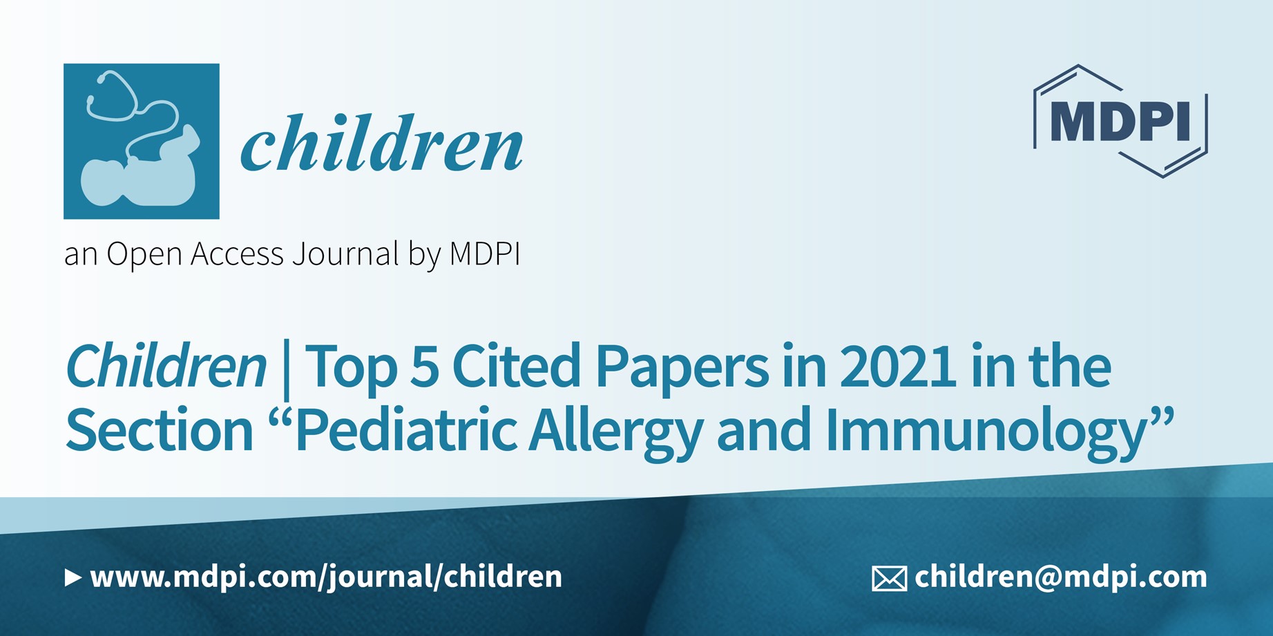 Children | Top 5 Cited Papers in 2021 in the Section “Pediatric Allergy and Immunology”