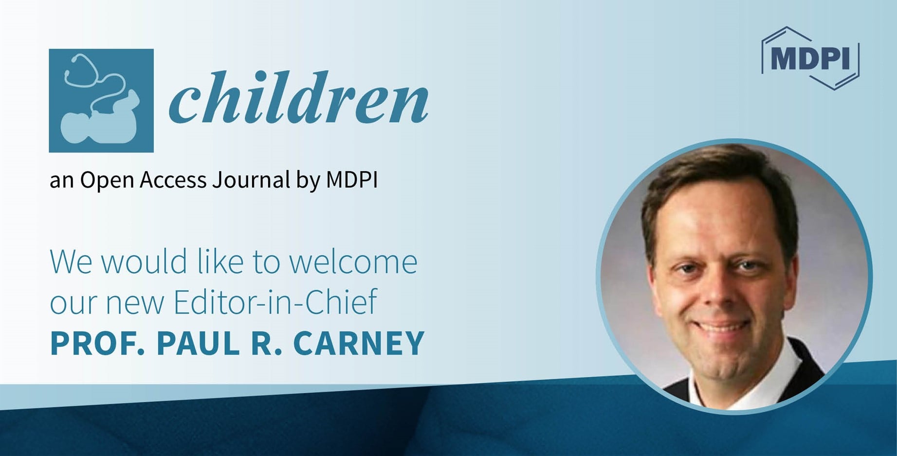 Meet the Editors | Interview with Prof. Paul R. Carney—New Editor-in-Chief of Children