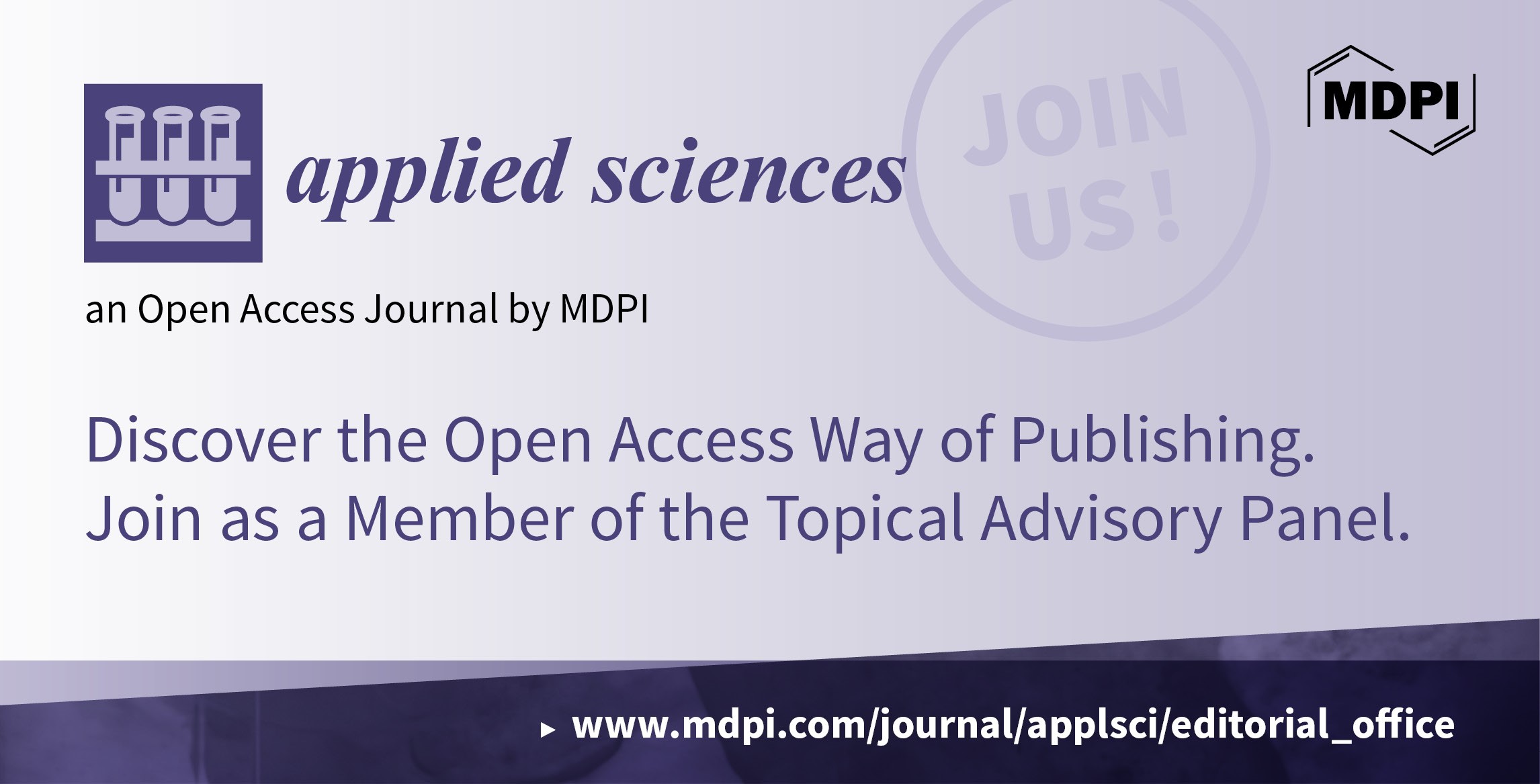 Recruiting Topical Advisory Panel Members for Applied Sciences