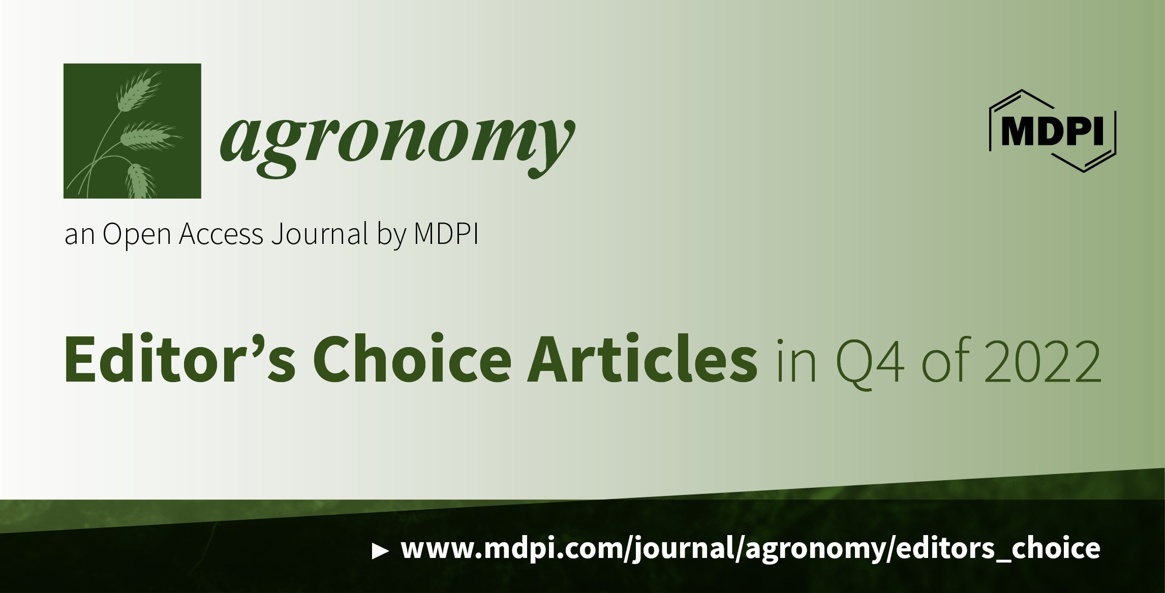 Agronomy | Editor’s Choice Articles in Q4 of 2022