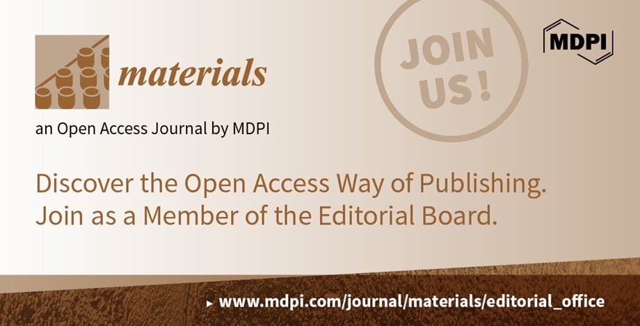 Recruiting Editorial Board Members for Materials