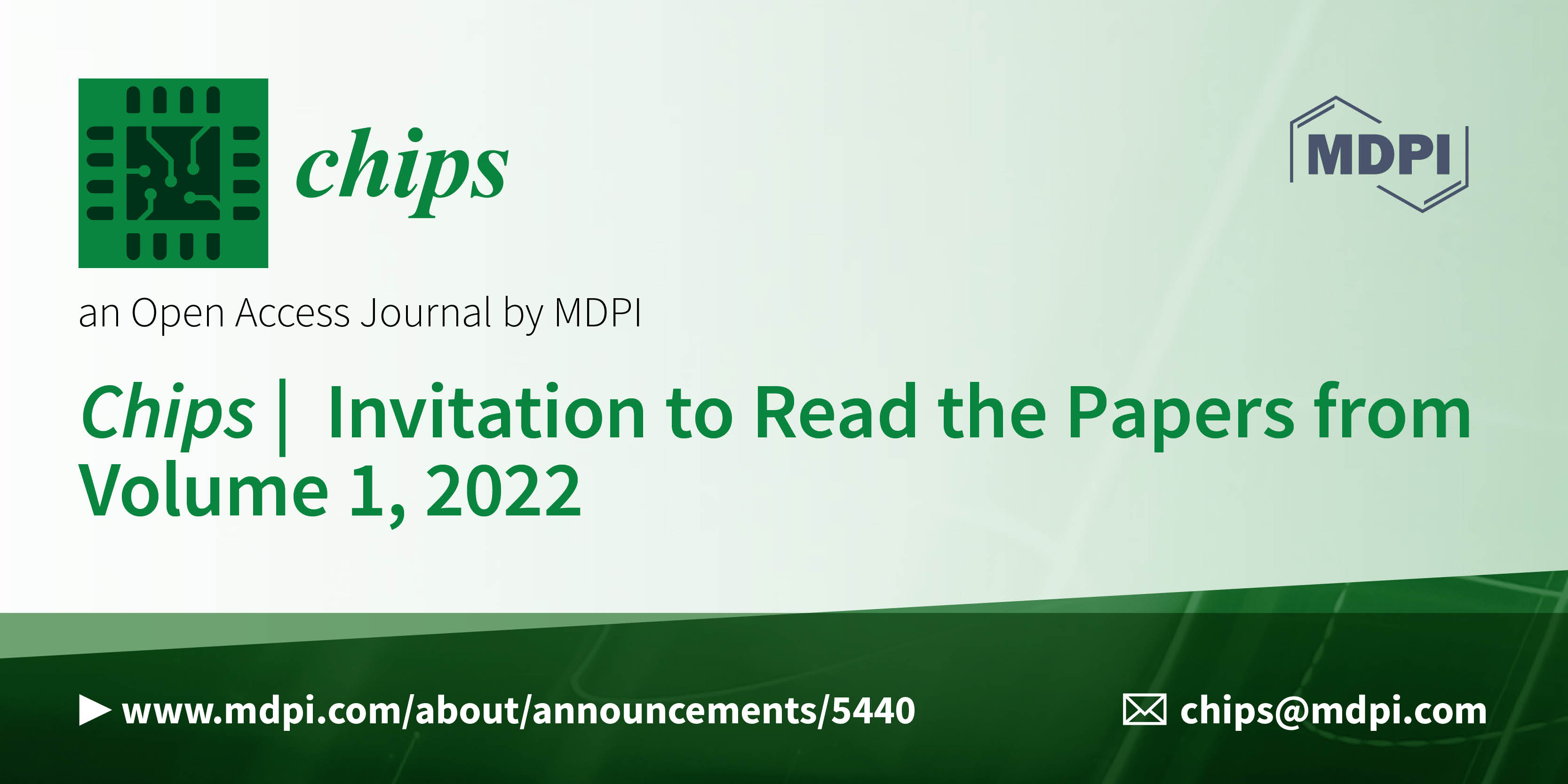 Chips | Invitation to Read the Papers from Volume 1, 2022