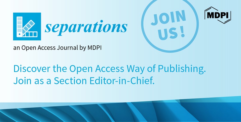 Separations | Recruiting Section Editor-in-Chief for Section “Analysis of Fragrances”