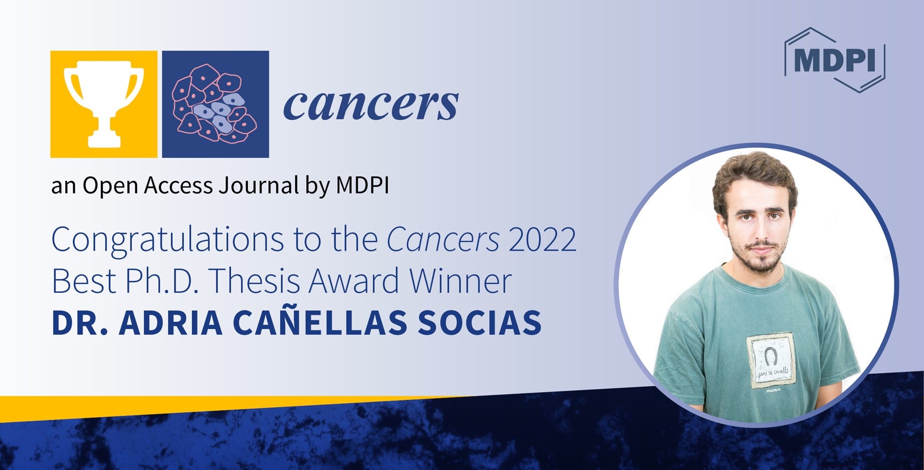 Cancers 2022 Best Ph.D. Thesis Award—Winner Announced