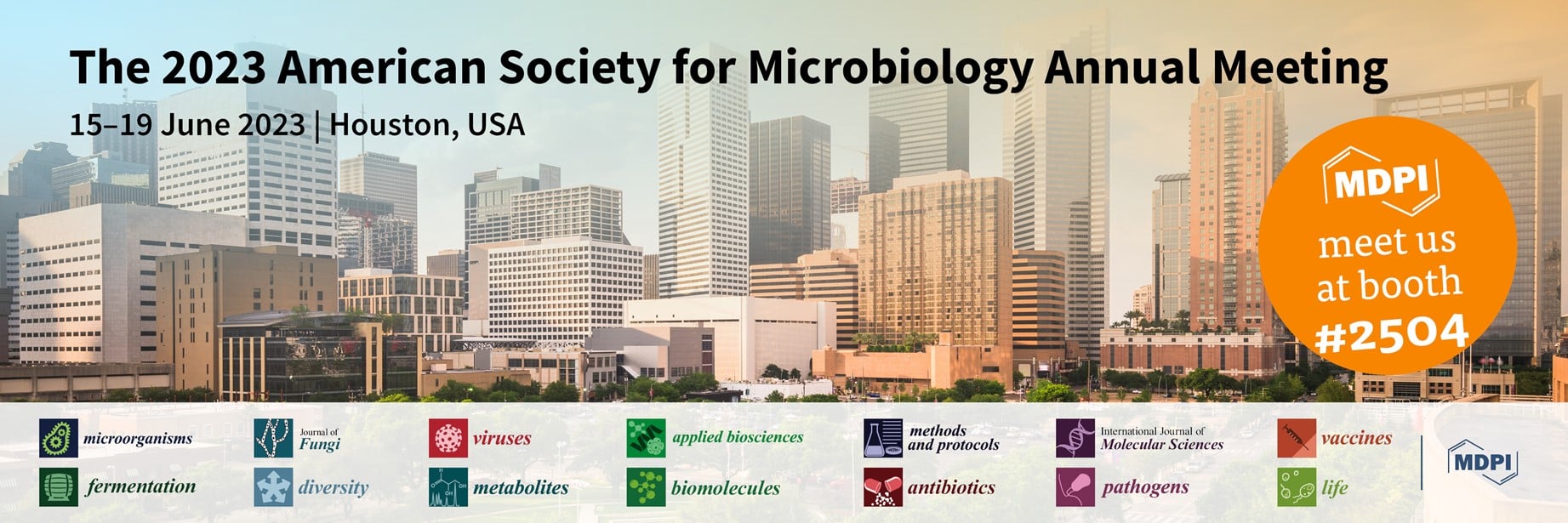 Meet Us at the 2023 American Society for Microbiology Annual Meeting (ASM Microbe 2023), 15–19 June 2023, Houston, USA