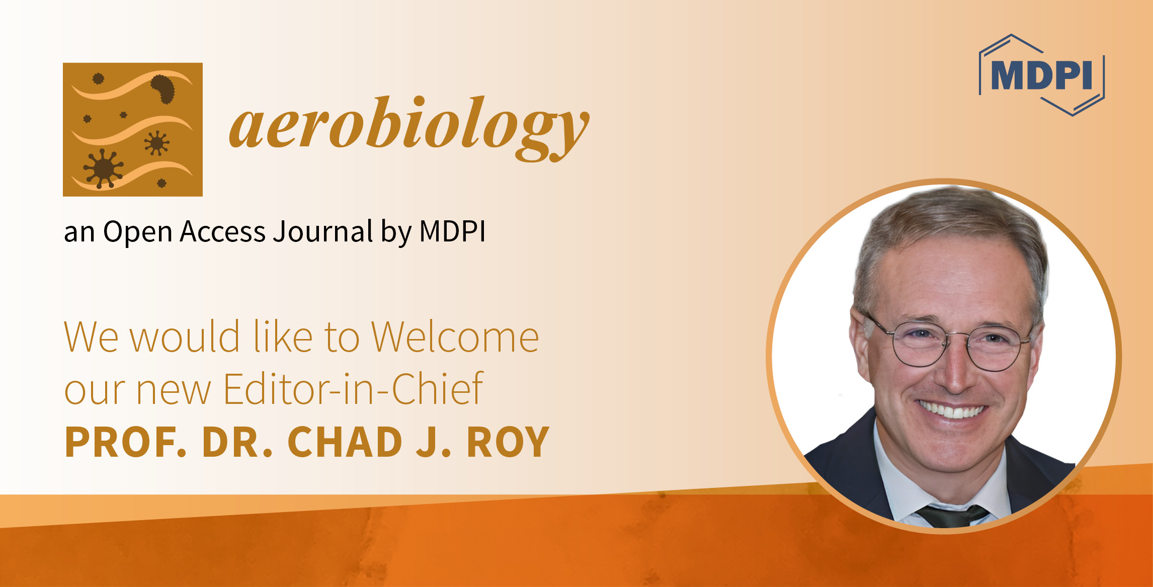 Prof. Dr. Chad J. Roy Appointed Founding Editor-in-Chief of Aerobiology