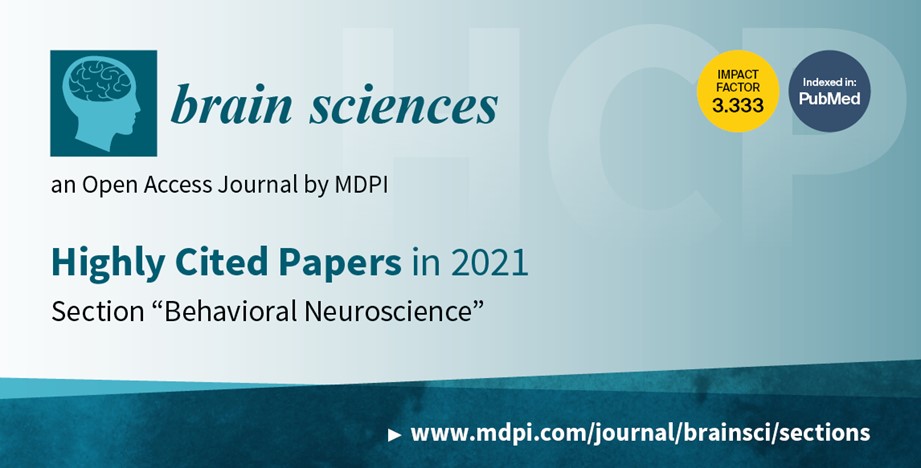 Brain Sciences | High Cited Papers in 2021 in the Section “Behavioral Neuroscience”