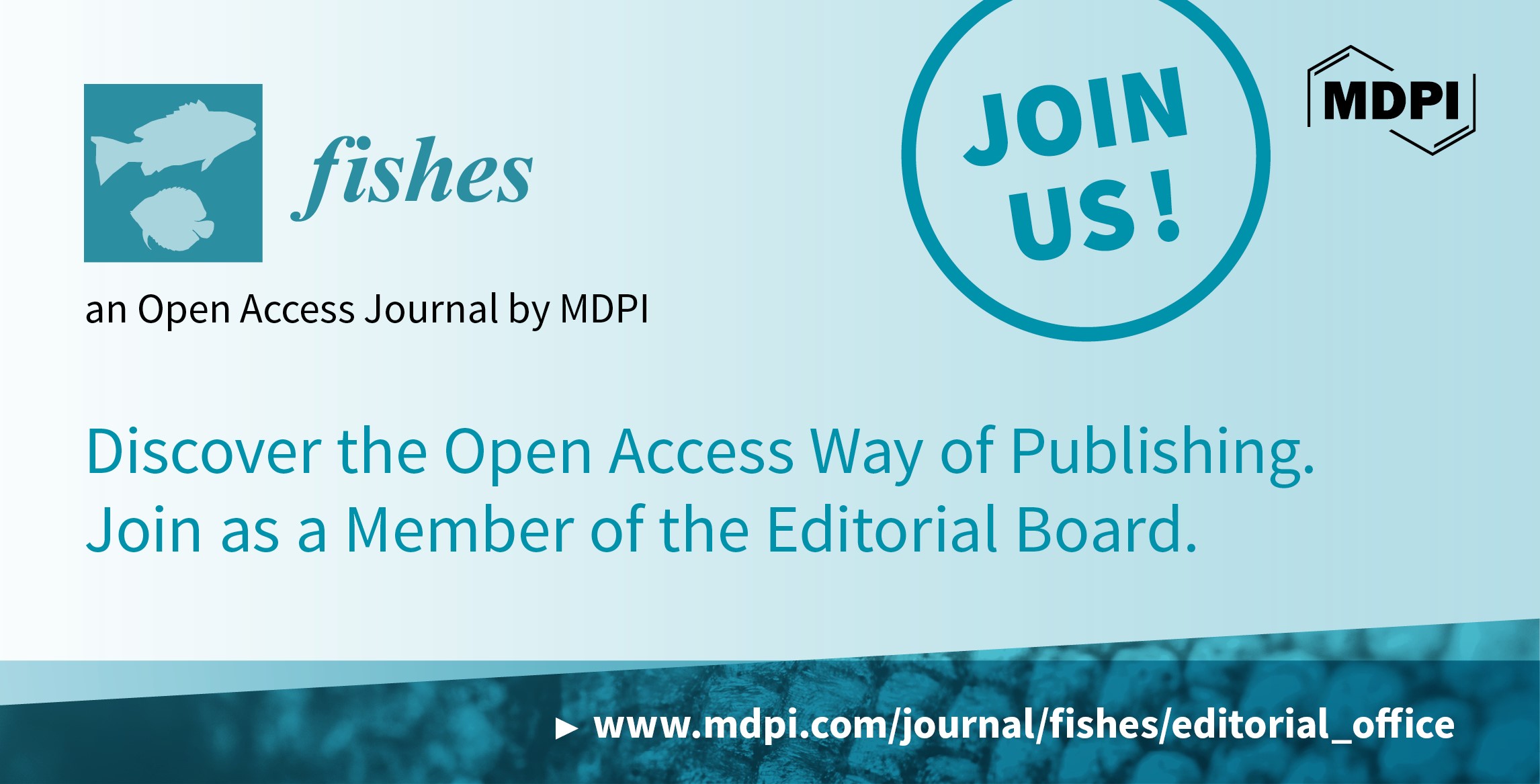 Fishes | Recruiting Editorial Board Members for New Sections 2023