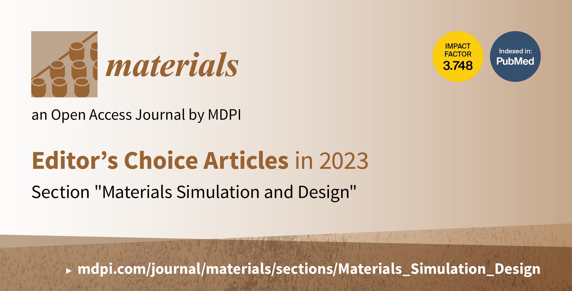 Materials | 2023 Editor’s Choice Articles in the Section “Materials Simulation and Design”