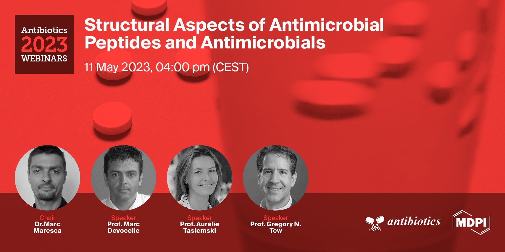 Antibiotics Webinar | Structural Aspects of Antimicrobial Peptides and Antimicrobials, Held on 11 May 2023