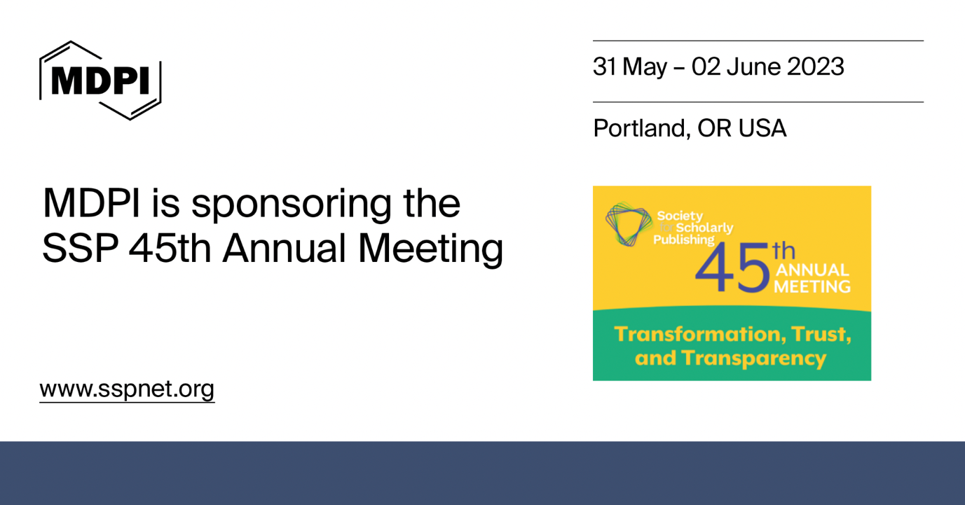 MDPI is Sponsoring the SSP 45th Annual Meeting 2023