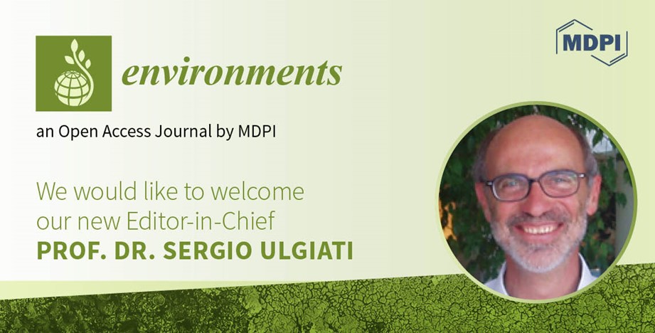 Prof. Dr. Sergio Ulgiati Appointed Editor-in-Chief of Environments