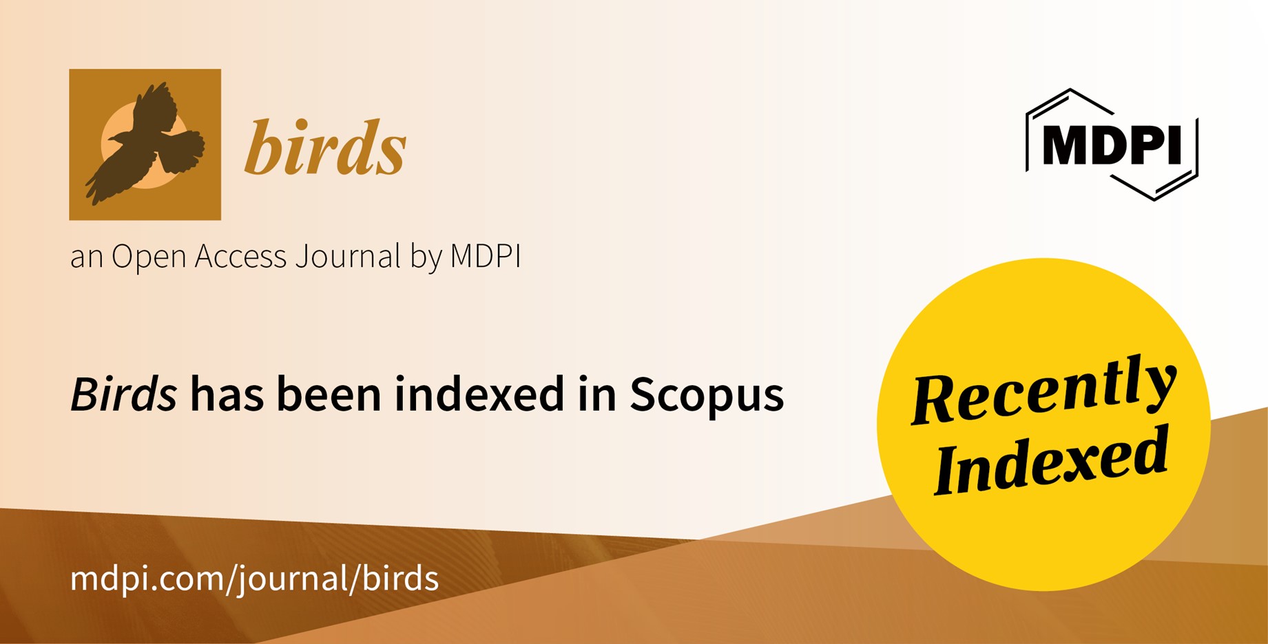 Birds Accepted for Coverage in Scopus