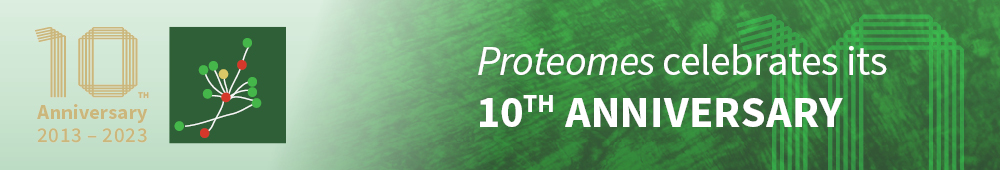 Proteomes 2022 Best Paper Award for 10th Anniversary